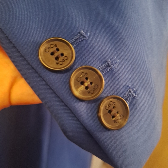 NWOT CeCe royal blue blazer PRISTINE oversized sz 6 - Picture 11 of 16